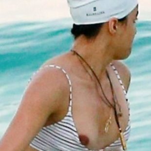 Michelle Rodriguez Paparazzi NipSlip And Bikini Photos
