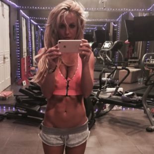 Pop Star Britney Spears Photographing Herself In Sexy