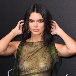 Kendall Jenner See Through And Wet Swimsuit Shots
