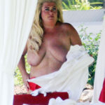 Gemma Collins Caught Topless On A Beach