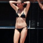Gwyneth Paltrow Paparazzi Black Bikini Yacht Photos