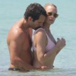 Robin Wright Shows Tender Feelings For The Husband On A Beach