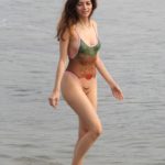 Blanca Blanco See Through Swimsuit On A Beach
