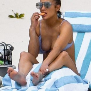 Jennifer Lopez Caught Sunbathing In Sexy Bikini